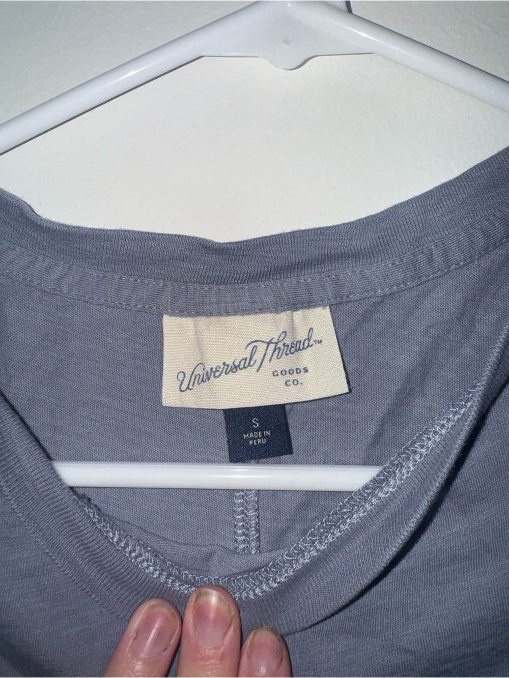 Universal Thread Sleeveless Ruched Side Tank - Slate - Picture 3 of 4